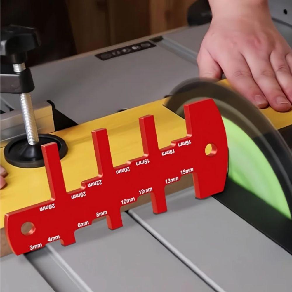 Solid Standing Router Depth Gauge Aluminum Construction Woodworking Measuring Tools Router Table