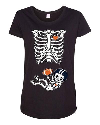 Baby Skeleton Chicago Football Maternity DT T-Shirt Tee Unisex T-Shirt S
