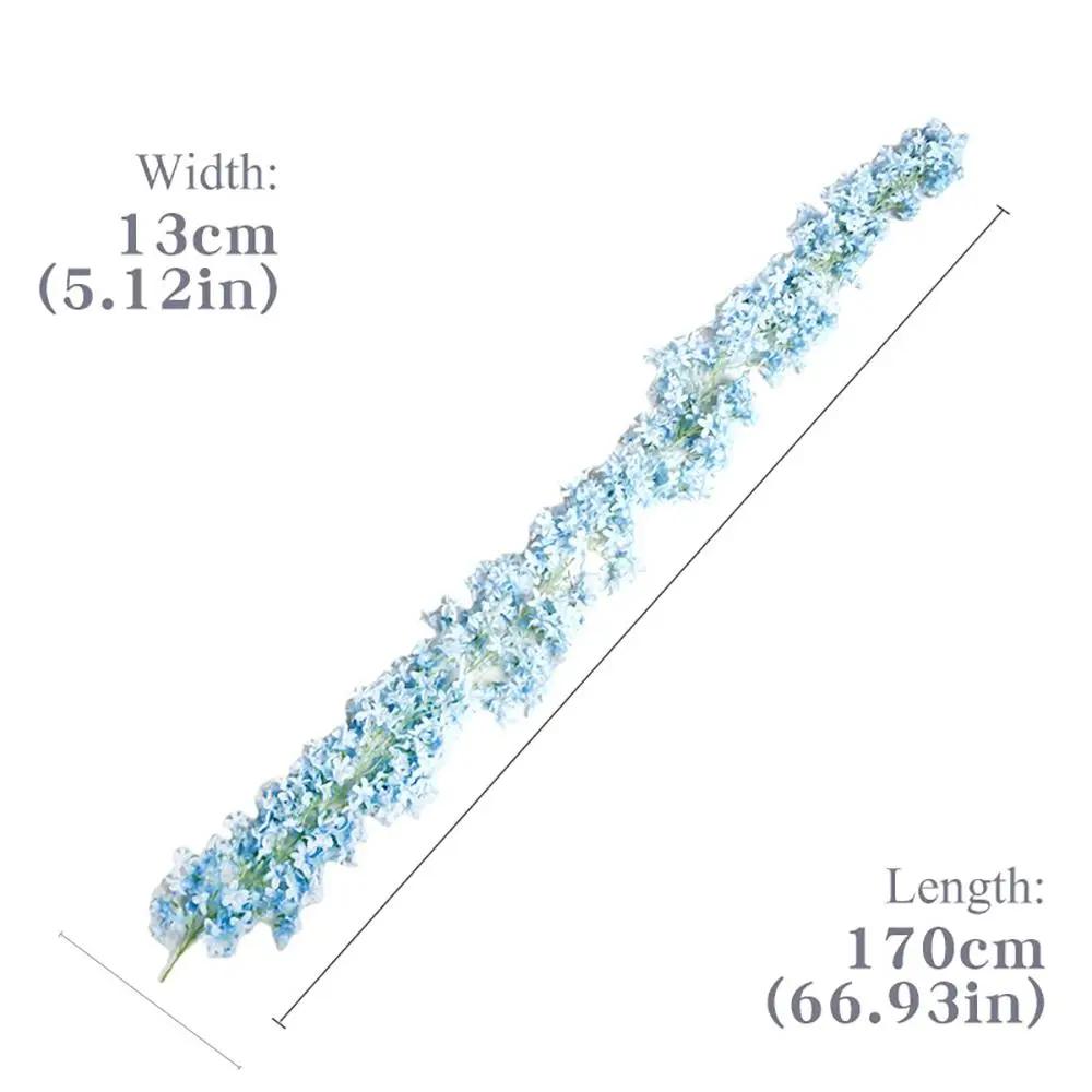 Fleur Artificielle Lilas Multicolore Couronne de Fleurs DIY Vigne de Fleurs de Simulation Accessoires Accessoires de Prise de Vue Fleur Artificielle Ornement de Jardin