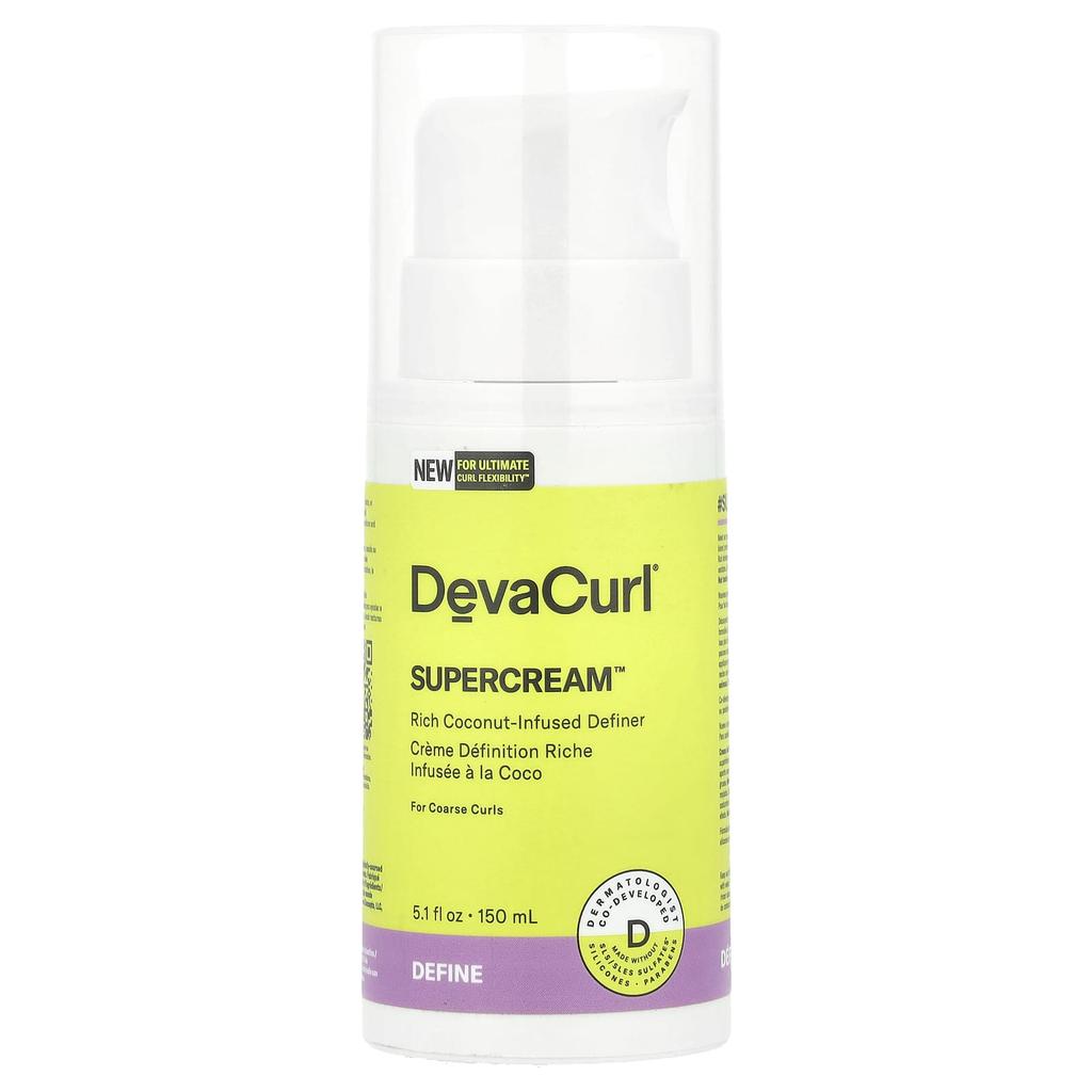 Supercream™, Rich Coconut Definer, For Coarse Curls, 150 Ml (5.1 Fl Oz)