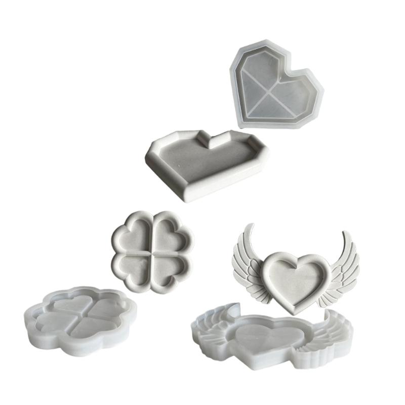 

Home Decorative Tray Crafting Mold Sturdy Silicone Storage Tray Mould for Art Students DIY Resin Projects Display 1