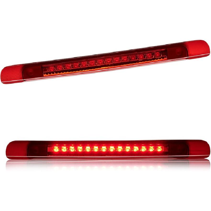 Third 3Rd Brake Light LED For 2014-2018 Chevy Silverado/GMC Sierra 1500 2500HD 3500HD, High Mount Rear Brake Lights Assembly, Waterproof Center Cab