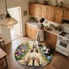 Textile Fabric Animals,Round Area Rug,Carpet Rug for Living Room Bedroom Sofa Playroom Decor,Non-slip Floor Mat