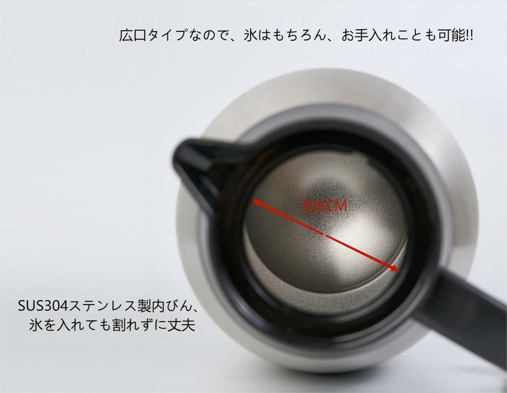 Diobao Thermos, Tabletop Thermos, 2.0L Capacity, Keeps Food Hot or Cold, Vacuum Insulated, Energy-Saving, Stainless Steel, Compact, One-Hand Operation