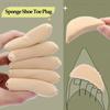 8pcs Forefoot Insert Pads Toe Plug Soft Sponge for High Heels Pain Relief Reduce Shoe Size Filler for Too Big Shoes Accessories