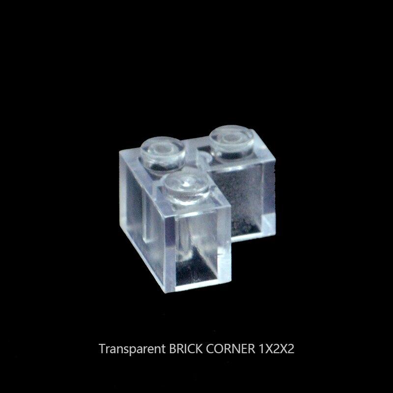 Kompakte Partikel 1x2 2x3 2x4 1x1 Steine MOC Komponenten Transparente Bausteine Geschenke Spielzeug für Kinder
