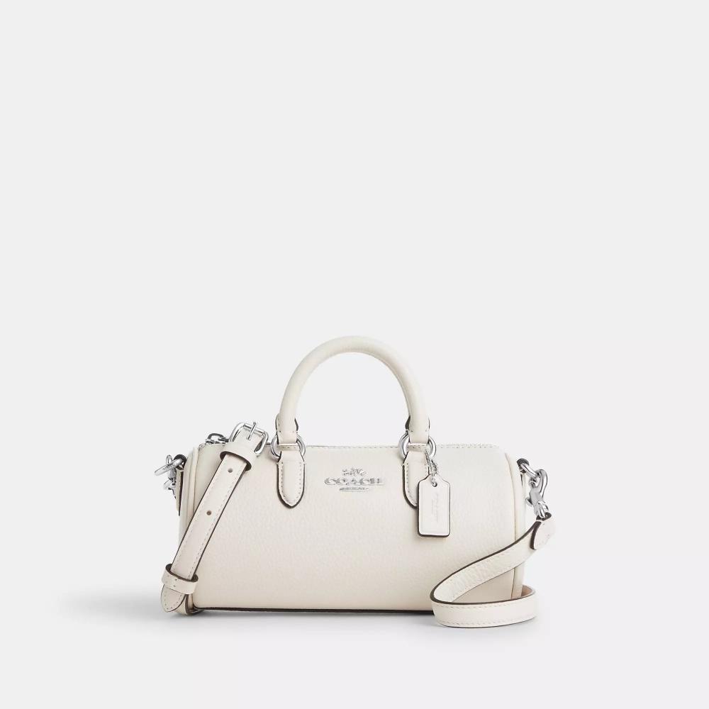 

Серебряный мел через плечо Coach Lacey Crossbody