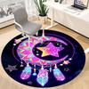 1PC Dreamcatcher Stars Office Round Area Rug, Indoor Mat Suitable ForOffice, Under Office Chairs Bedroom Living Room Home Decor, Room Deco, D148