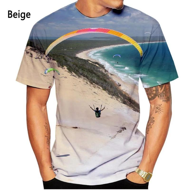 Cool Rabbit Bear Pattern T Shirt For Men Fun Monkey Cat 3D Printed Short Sleeve Tops Summer Casual Round Neck Loose Tee Shirts