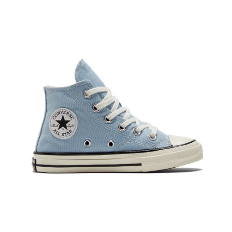 Converse Chuck Taylor All Star 1970s Comfortable Lightweight High Top Canvas Shoes Kids Sneakers Fog-Blue A00520C