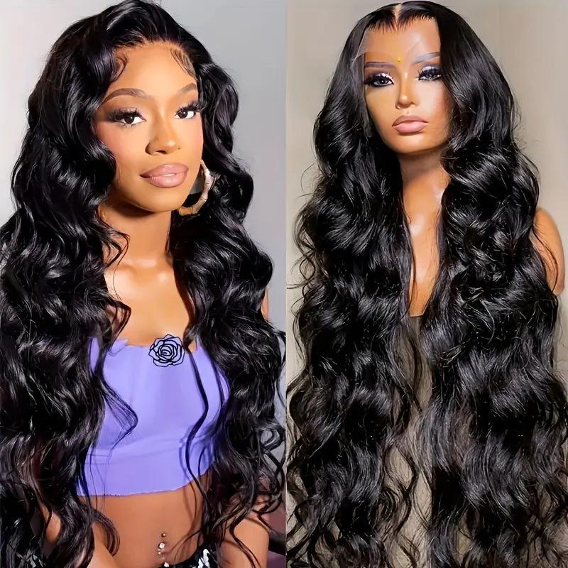 Front Lace Wig European American Women's Long Curly Hair Big Wave Chemical Fiber Full Headgear