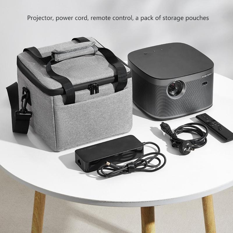 Waterproof Oxford Fabric Projector Carrying Case For H Series V Series Portable Storage Bag With Multiple Pockets