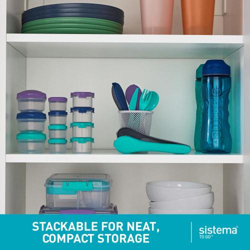 Sistema Dressing Pots To Go Containers - 4 x 35 ml by Sistema