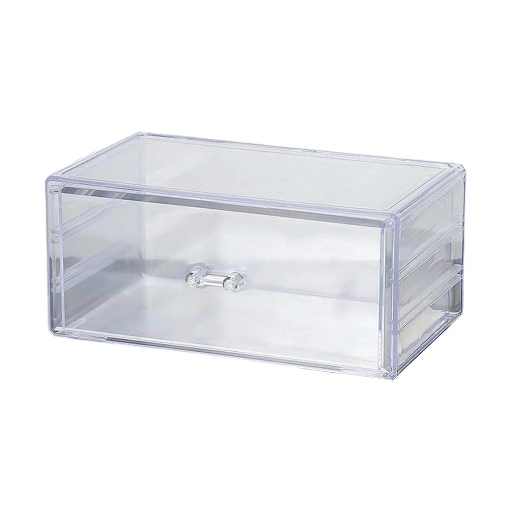 Dustproof Acrylic Organizers Drawers Space Saving Makeup and Jewelry Drawer Organizers with Easy Clean Acrylic Material