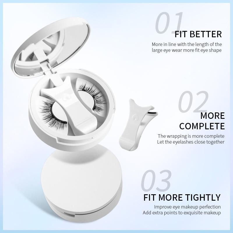 Reusable Magnetic Eyelashes Kit Quantum Eyelashes New Style with Clip