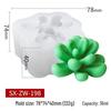 Mi Song Succulent Candle & Soap Silicone Mold for DIY Aromatherapy & Epoxy Crafts