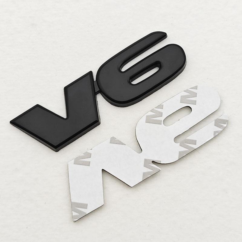 3D Car Sticker Logo V6 4X4 SR5 TACOMA Trunk Badge Door Waier Line C-Pillar Emblem Decals For Toyota TACOMA N170 N260 N300 N400