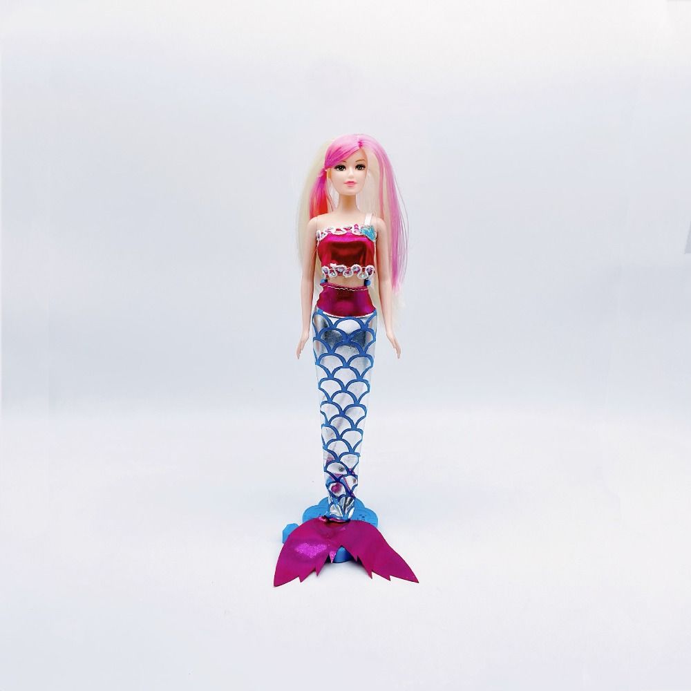 Crossdress Mermaid Doll Clothing Fairy Dress Set Doll Cosplay Clothes Mermaid Tail Wedding Dress