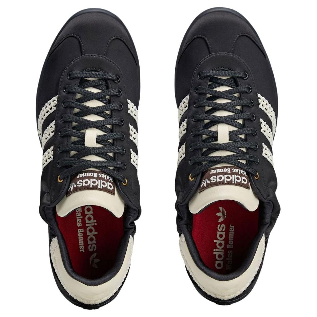 Zapatillas Unisex Wales Bonner x adidas Karintha Negro Blanco Core-Black Marrón Oscuro Crew-White IH7259
