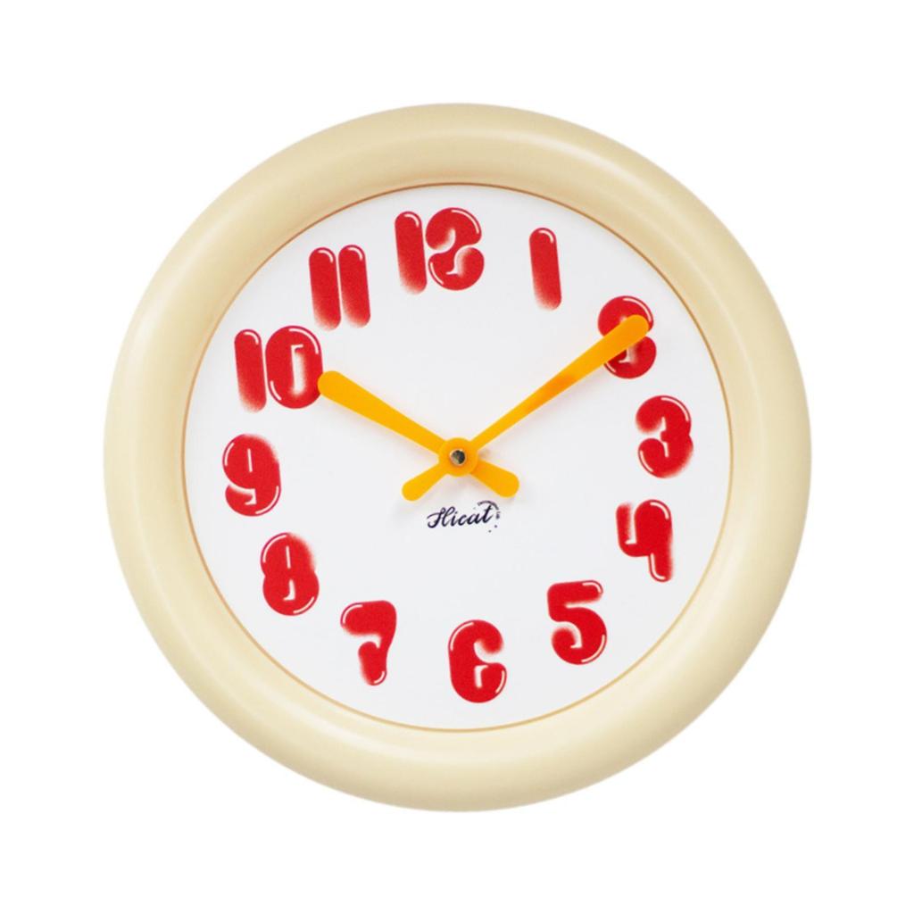 Nordic Wall Clock Art Clock Unique Round Mute Decorative Clocks Timepiece for Bedroom Dining Room Study Indoor Decoration