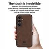ANNYOJO For Samsung Galaxy S23 FE Case PU Leather+PC+TPU Back Guard Phone Cover