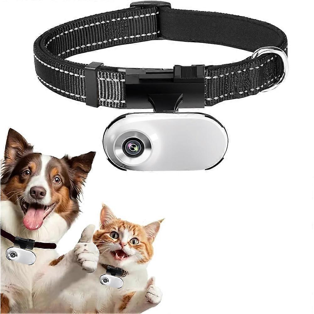 1080P Camera Collar with Video Record Wireless Mini Sport Cam,Small Action Cameras,Body Camera for Pet Supplies/Stuff