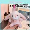 Love Heart Bunny Plush Keychain With Short Plush For Kids And Teens