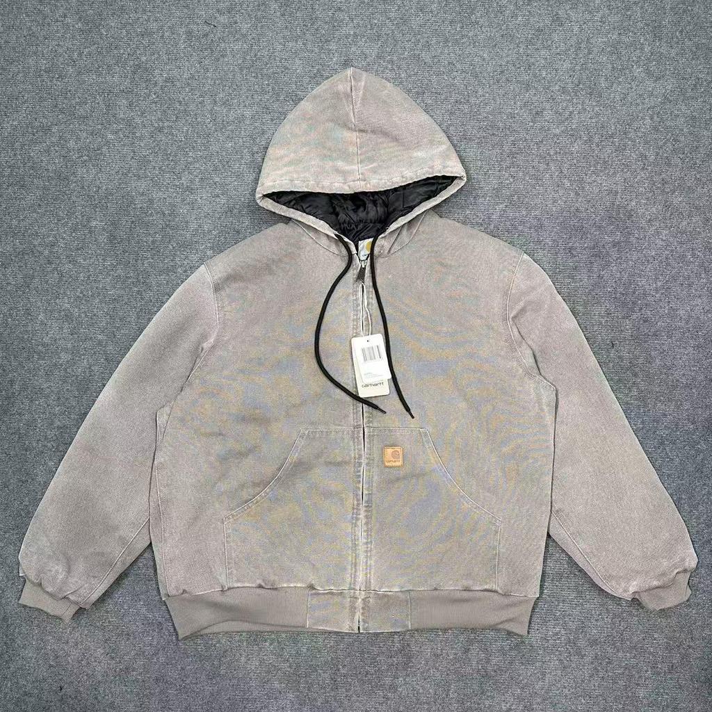 Carhartt J130 Tungtvättad Canvas Huvtröja