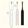 1pc- Adult Smart Sonic Electric Toothbrush - Multiple Modes, Ultra Soft Brushes, Ideal Gift for Couples and Families