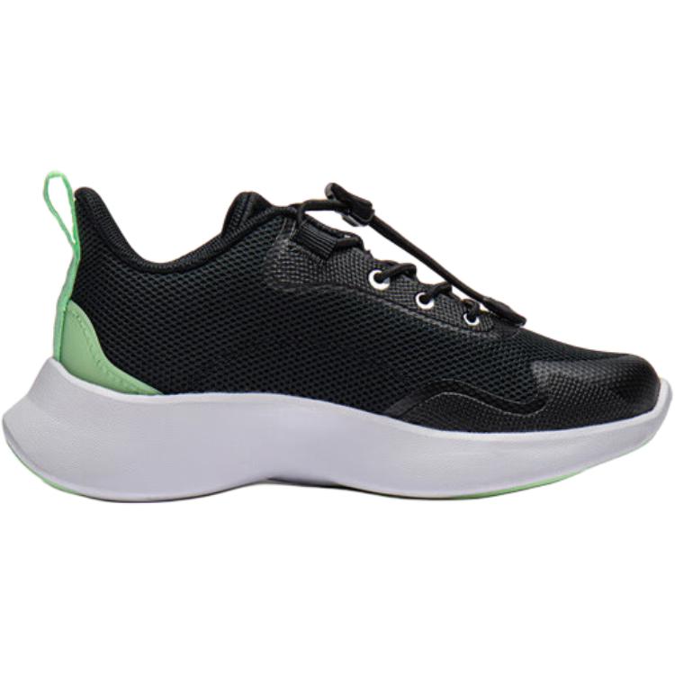 Li Ning Fashionable Comfortable Non-Slip Durable Low-Top Kids Running Shoes Kids Sneaker Black YKNU026-1