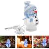 Uonlytech Christmas Snowman Night Ligh, LED Light USB Night Light Mini Glowing Snowman Desktop Ornaments for Home Bedroom Christmas