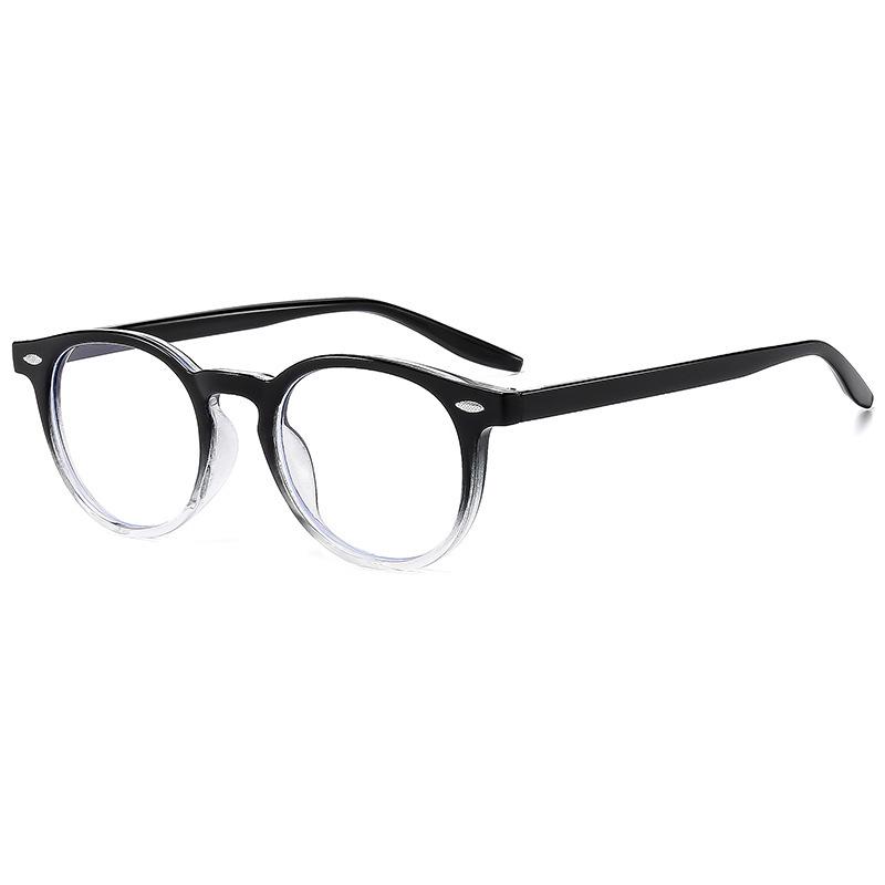 Retro Schildpatt Runde Brille: Unisex, Myopie-freundliche, Blaulichtfilternde Brillengestelle.