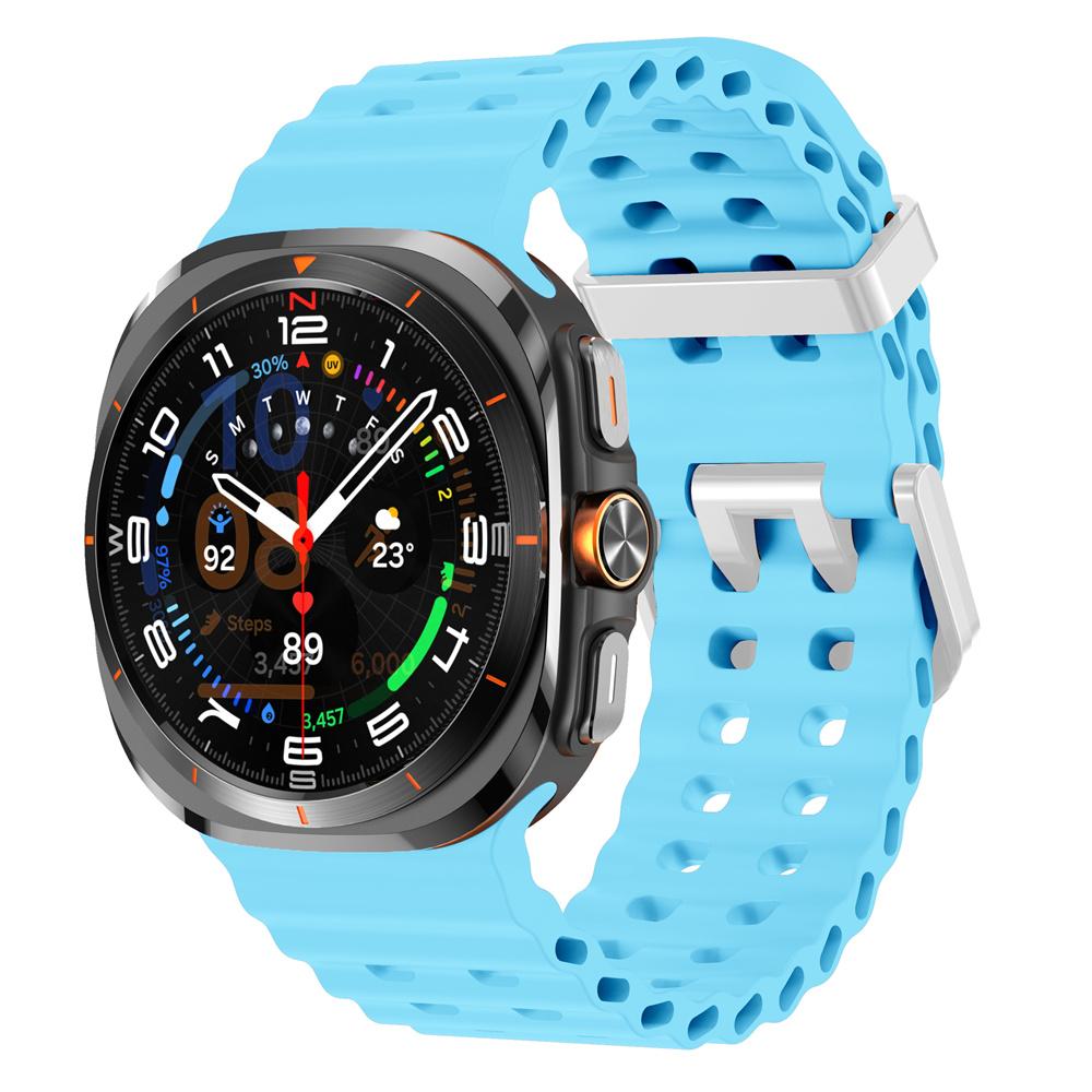 Silicone Breathable Strap For Samsung Galaxy Watch Ultra 47mm Marine Wristband Bracelet Galaxy Watch Ultra(2025) 47mm  Watchband