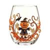 Pumpkin Tentacle Halloween Glass Skull Ghost Drinking Wine Cup Gothic Halloween Art Cup  Cocktail