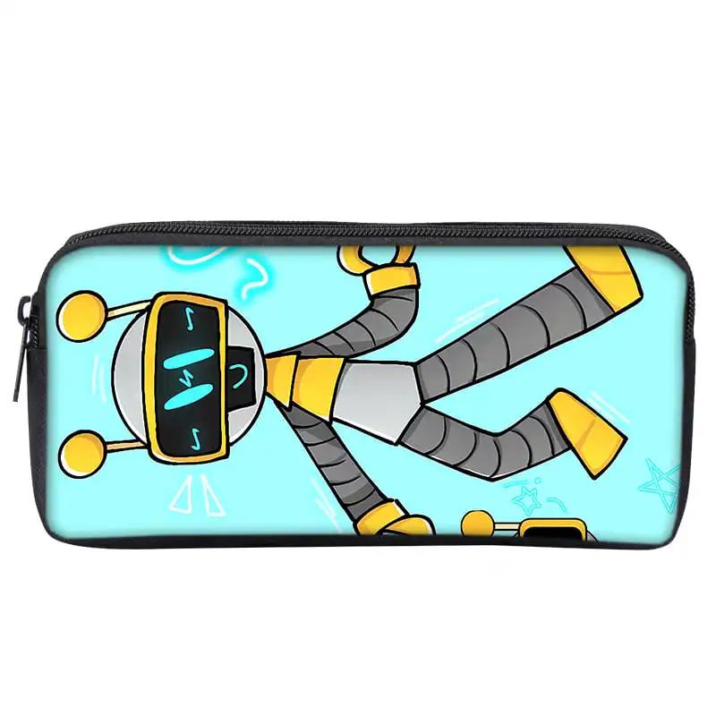 Hot Game Sprunki Single Layered Pencil Case for Boy/Girls Children Best Gifts 3D Cartoon Teenager Pencil Pouch School Supplies