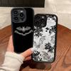 Gothik Vampir Fledermaus Gotisch Silikon Handyhülle Für iPhone 17 Air 17 16 15 14 13 12 11 Plus Pro Max Stoßfest Weiche Hülle
