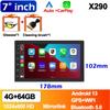 Android13 7 9 10 Inch Car Radio GPS 2 Din Radio Stereo Receiver Player 64G Multimedia Player Wireless CarPlay Android Auto Gift