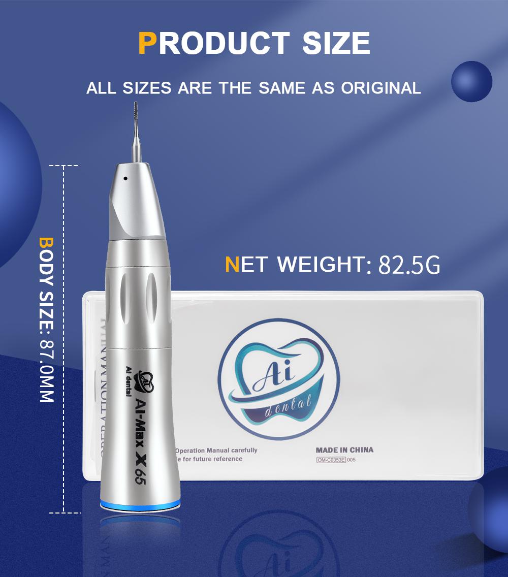 Стоматологический прямой наконечник AI-X65 1:1 хирургическая насадка — фото 7