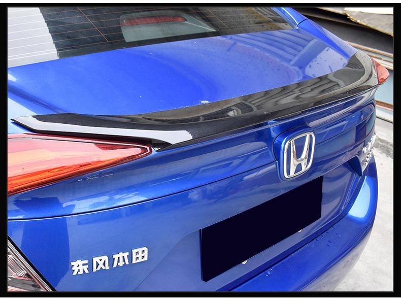 Compatible Rear Spoiler for 10th Gen Civic - No Drill Wing Deflector