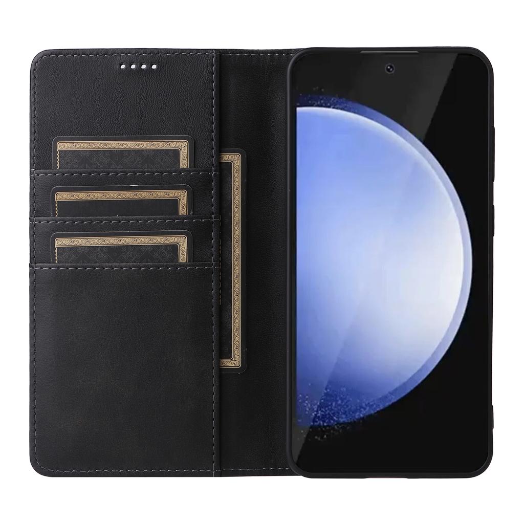 For Samsung Galaxy S25 FE Case RFID Blocking PU Leather Phone Wallet Cover