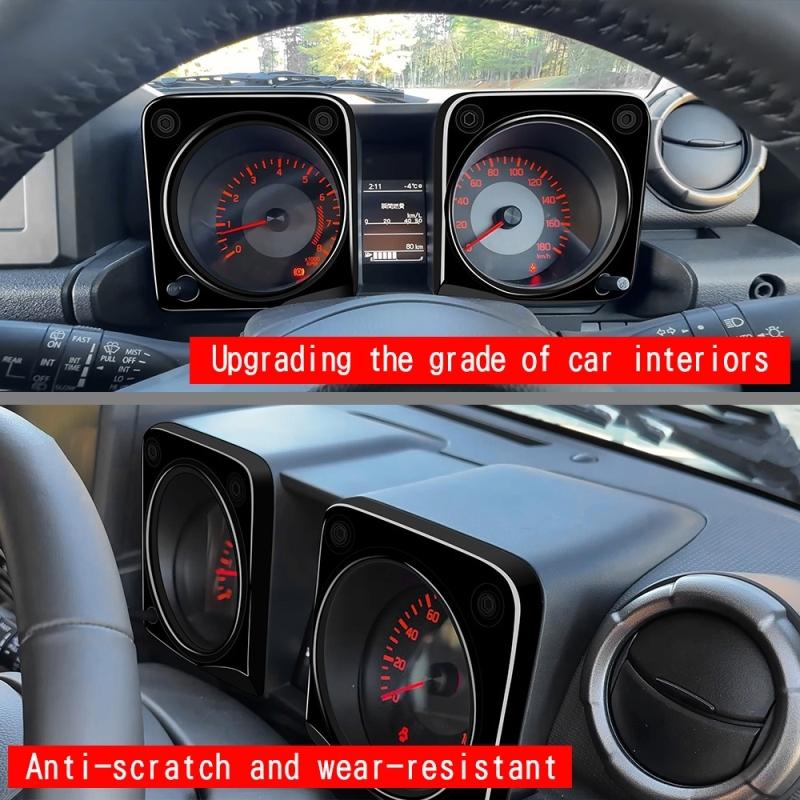 L/RHD FOR SUZUKI Jimny Nomade 5/SIERRA 3 2025 ABS carbonfiber front Dashboard trument meter Display Screen button Panel cover