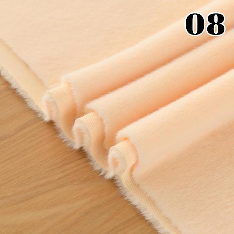 30x50cm Teddy Short Plush Fabric Elastic Doll Pillowcases Toys Diy Sewing Cloth Velvet Plush Handmade Sewing Quilting Fabric