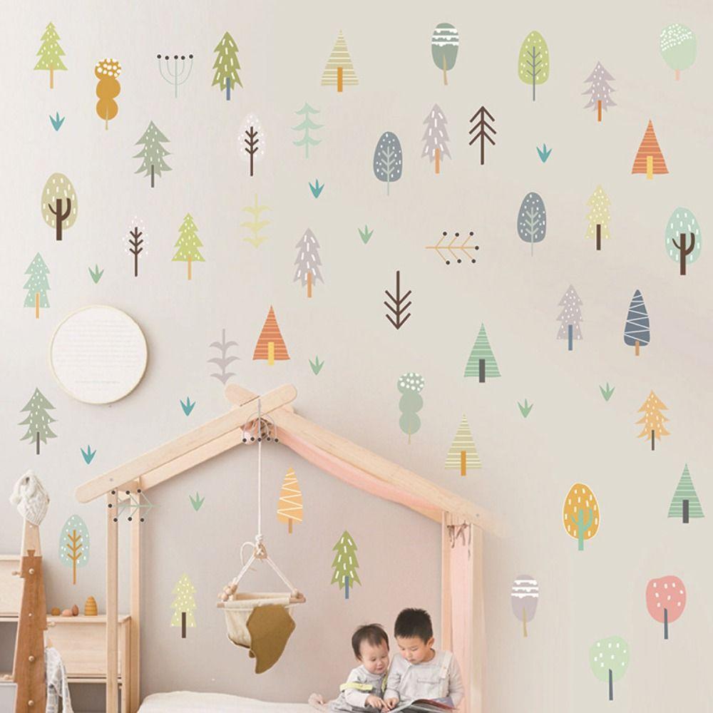 Aquarell Dekorative Aufkleber DIY Wandmalereien INS Wandkunst Heimdekoration