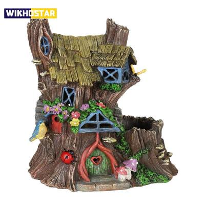 Baumgesichter-Dekoration für den Außenbereich, hölzerne Miniatur-Feentür-Dekoration für den Hof, Heimdekoration, Tisch-Ornamente für Schlafzimmer, Kinderzimmer