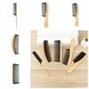 Eco-friendly Wide Tooth Hair Comb Anti-Static Smooth Comb Rat Tail Brush  for Gift