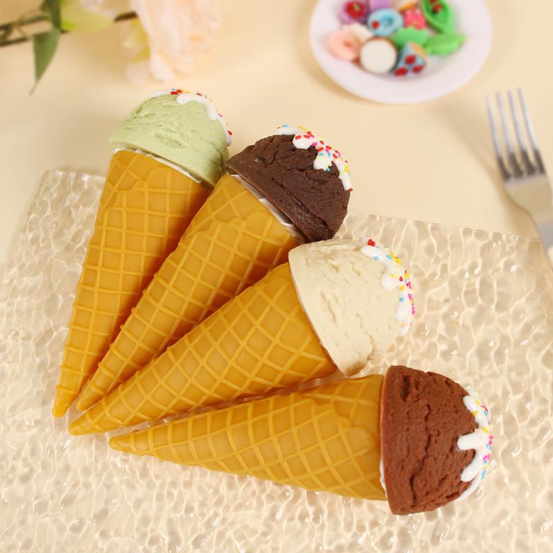 PVC Faux Ice Cream Cone for Display & Play
