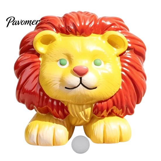 Mini Car Ornament for Air Vent Cute Animal Clip Freshener with Aroma Pad, Resin Lion Interior Decoration Leopard Deer Owl Dashboard Ornament,