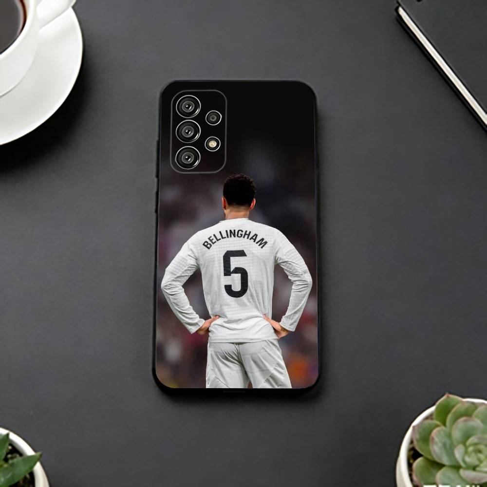 J-Jude Football B-Bellingham Phone Case For Samsung S25,S24,S21,S22,S23,S30,Ultra,S20,Plus,Fe,Lite,Note,10,Black Cover Samsung S25ULTRA
