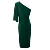 Women's Summer Fashion Sexy Sleeveless Off Shoulder Bag Hip Dress