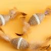 Sword Hemp Ball Feather Sounding Cat Toy, Cat Self-hi Boredom Relief Artifact, Claw Grinding and Scratch-resistant Pet Products